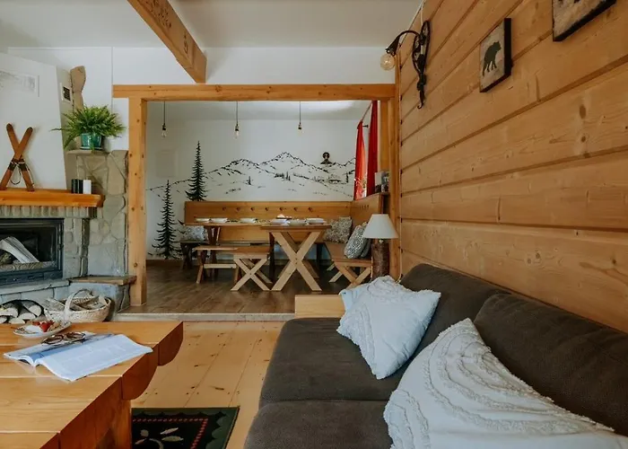 Alpesi faház Z Kominkiem I Sauna W Gorach - Pod Jeziorem *