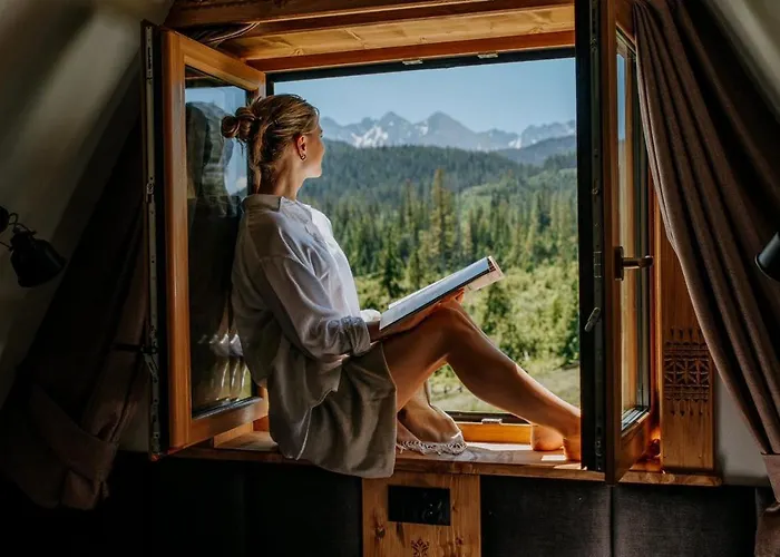 Alpesi faház Z Kominkiem I Sauna W Gorach - Pod Jeziorem